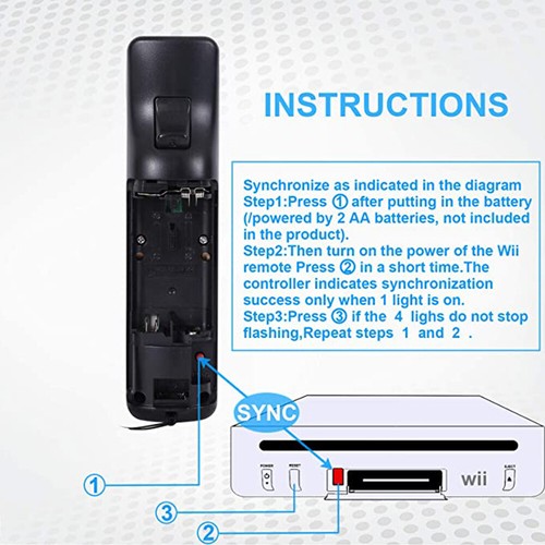 2 in 1 Motion Plus Wii Remote Controller Nunchuck for Wii/Wii U Console Games - Picture 11 of 30