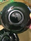Set Of 4 Cambridge  Ebony/Black  Saucers Estate JJ#99 — photo 8