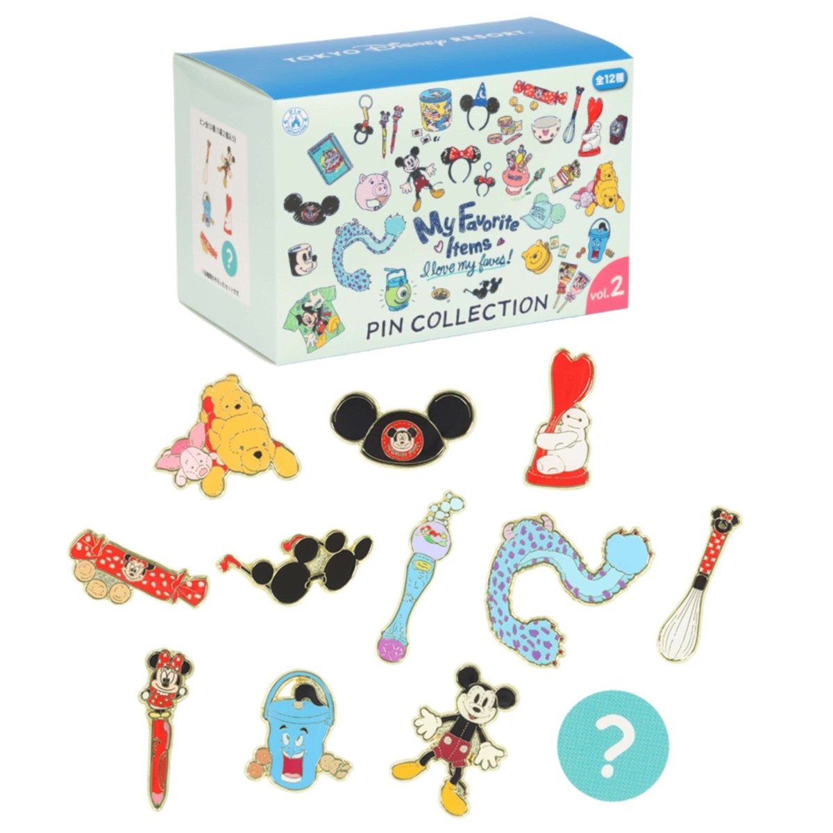 ON HAND Tokyo Disney Resort Pin Collection My Favorite Items Vol.2