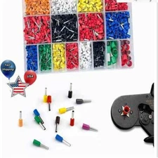 Insulated Cord End Terminal Bootlace Cooper Ferrules Kit Wire Copper 1/2120Pcs