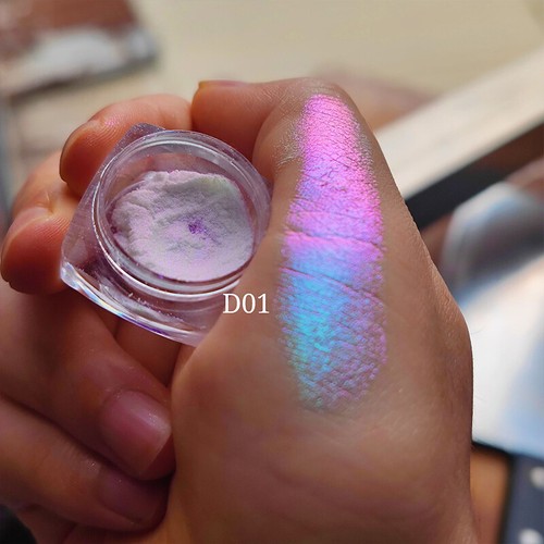 Chameleon Eyeshadow Powder Manicure Ultra Fine Metallic Highlighter - Picture 16 of 26
