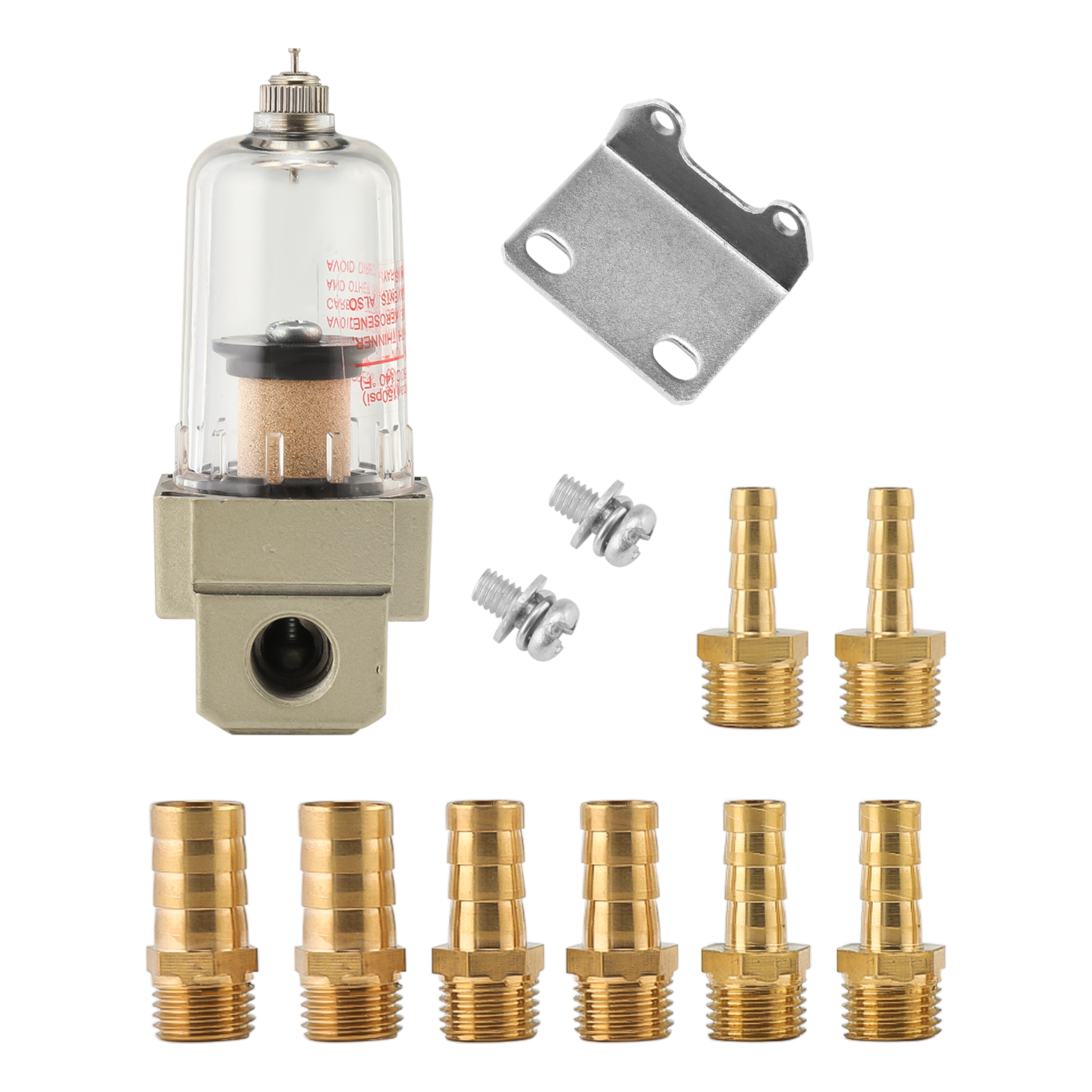 GEARZAAR® UNIVERSAL FUEL WATER SEPARATOR KIT PRE FILTER IN LINE FUEL