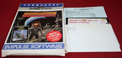 C64: Mission Asteroid & Wizard and the Princess - Sierra On-Line 1986