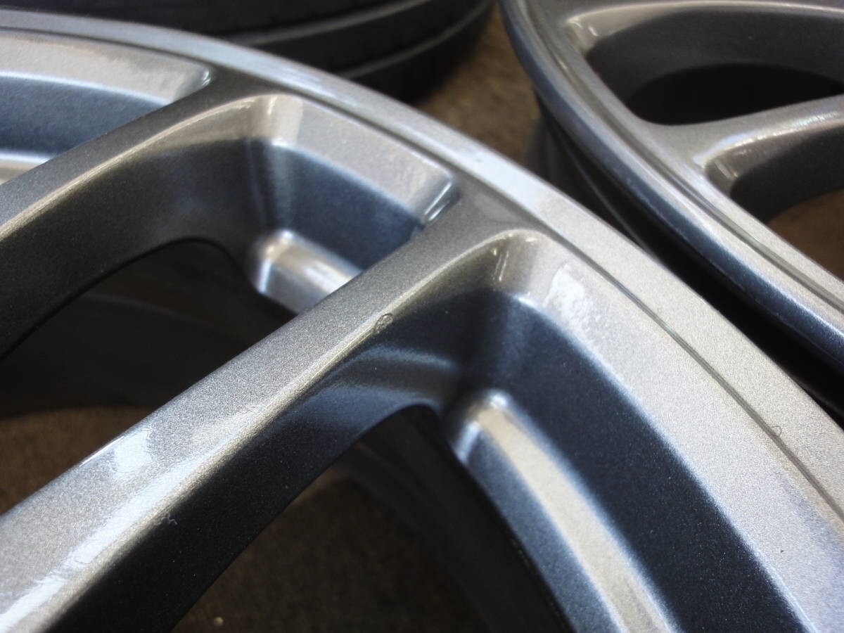 RAYS wheels 17×7J IS42 PCD100/114.3-5H Gunmetal repaint set of 4
