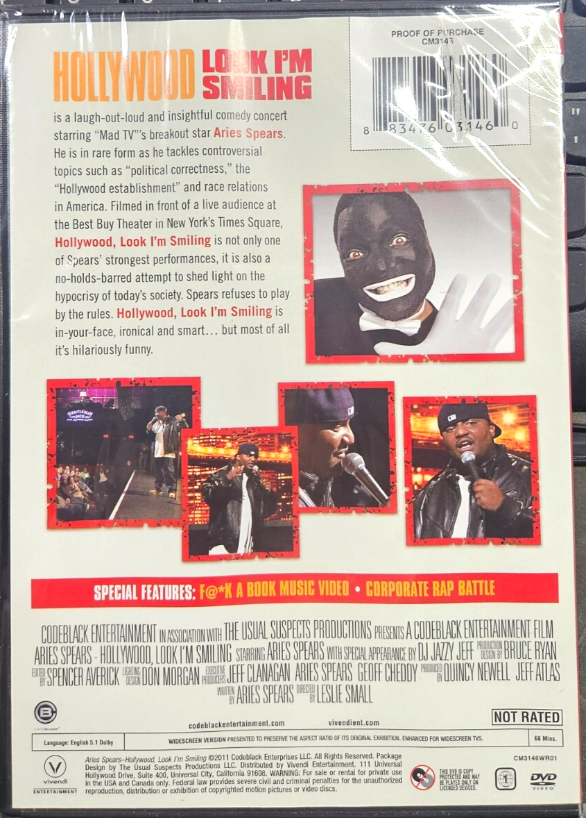 Aries Spears: Hollywood, Look Im Smiling (DVD, 2011) for sale