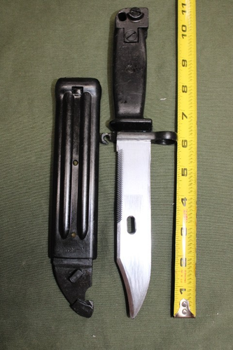 Yugoslavian Multi-Purpose Combat Knife Bayonet & Scabbard Set 7.62x39 5.45x39 A - Picture 2 of 10