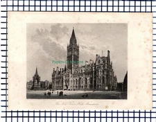 (6474) The New Town Hall Manchester  - 1893  Print