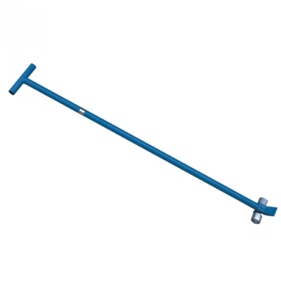 PAKE HANDLING TOOLS Industrial Steel Roller Pry Bar, 5T Cap., 79" Length, 0.7" Toe Thickness, PAKE