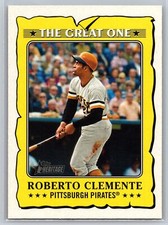 2021 Topps Heritage #GO-17 Roberto Clemente The Great One 10a