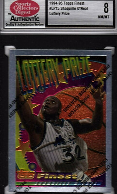 1994-95 Topps Finest - Lottery Prize Shaquille O'Neal #LP 15 for
