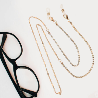 Sunglasses Holder Gold Trendy Glasses Chains Women's Eyeglass