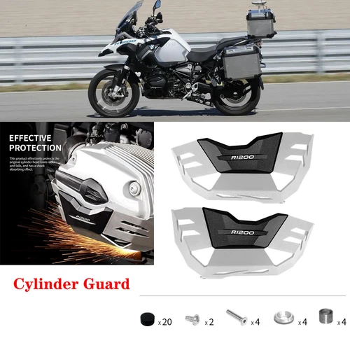 Motorcycle Cylinder Guard Head Engine Protector Cover for BMW R1200GS R1200R ST - Bild 2 von 12