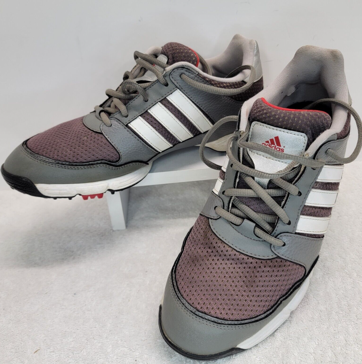 Adidas Adiwear Traxion Gray Athletic Golf Shoes Size 8 s-l400.jpg main image 4