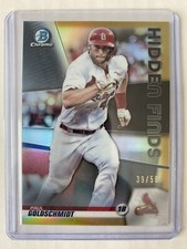 PAUL GOLDSCHMIDT MVP!!!💰#/50 GOLD REFRACTOR🔥2020 Bowman Chrome HIDDEN FINDS
