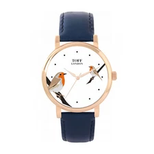 Toff London TLWS-93754 Ladies Robins Bird Watch