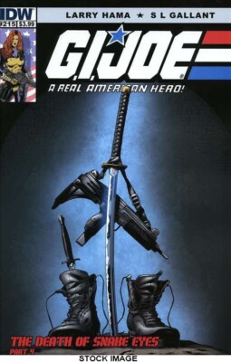 G.I.JOE A Real American Hero 215 Cover A: The DEATH of SNAKE EYES Part 4 IDW