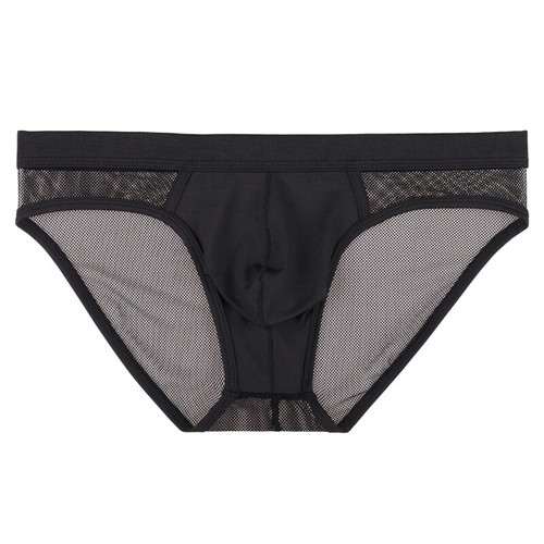 Para Hombres Sexy Malla Transparente Calzoncillos Cintura Baja U Bolsa Ropa Interior Lencería Bragas P - Imagen 13 de 24