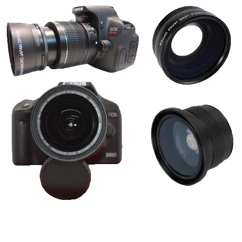 Lentes de cámara teleobjetivo focal 8mm para Canon