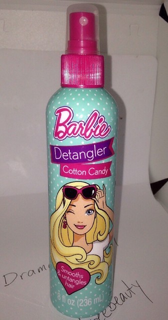 Barbie Cotton Candy Kids Hair Detangler Spray 8oz Mattel 2020 Girls for