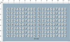 1/700 USS Corps MARCOR Navy Battle Ship Hull Numbers Model Kit Water Slide Decal