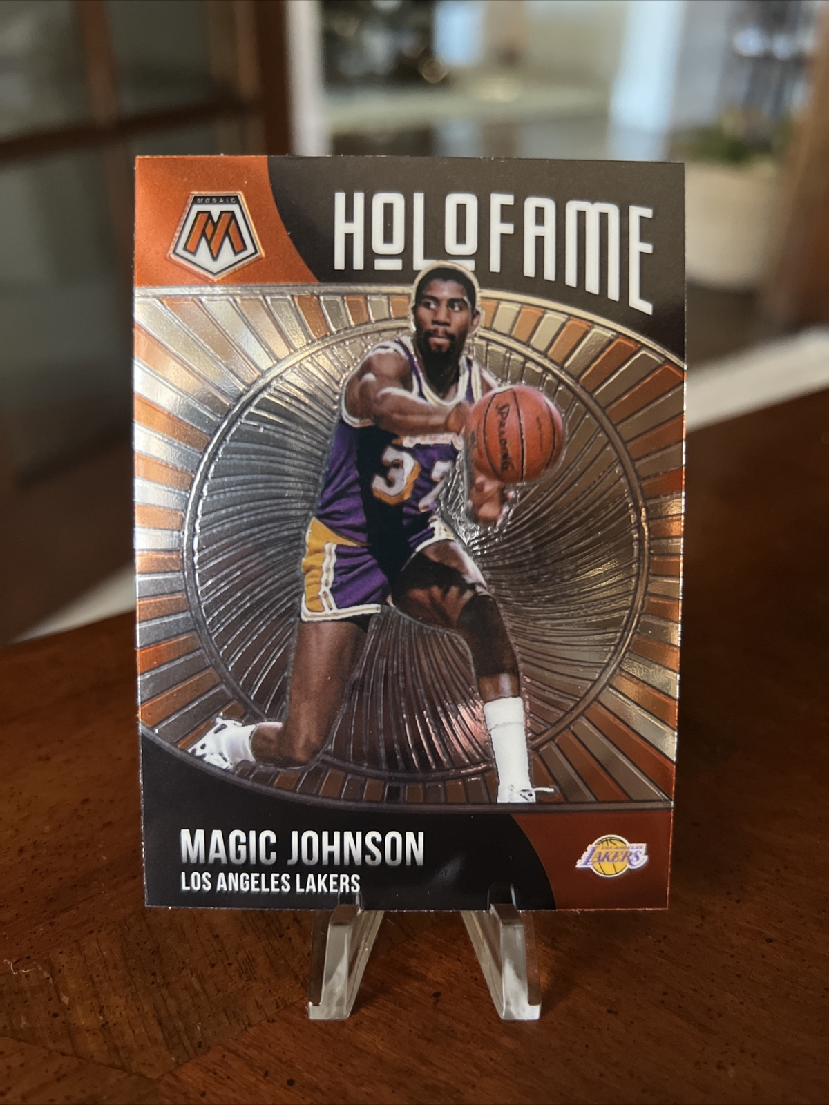 🔥Magic Johnson 2020-21 Panini Mosaic HoloFame Lakers #11🔥