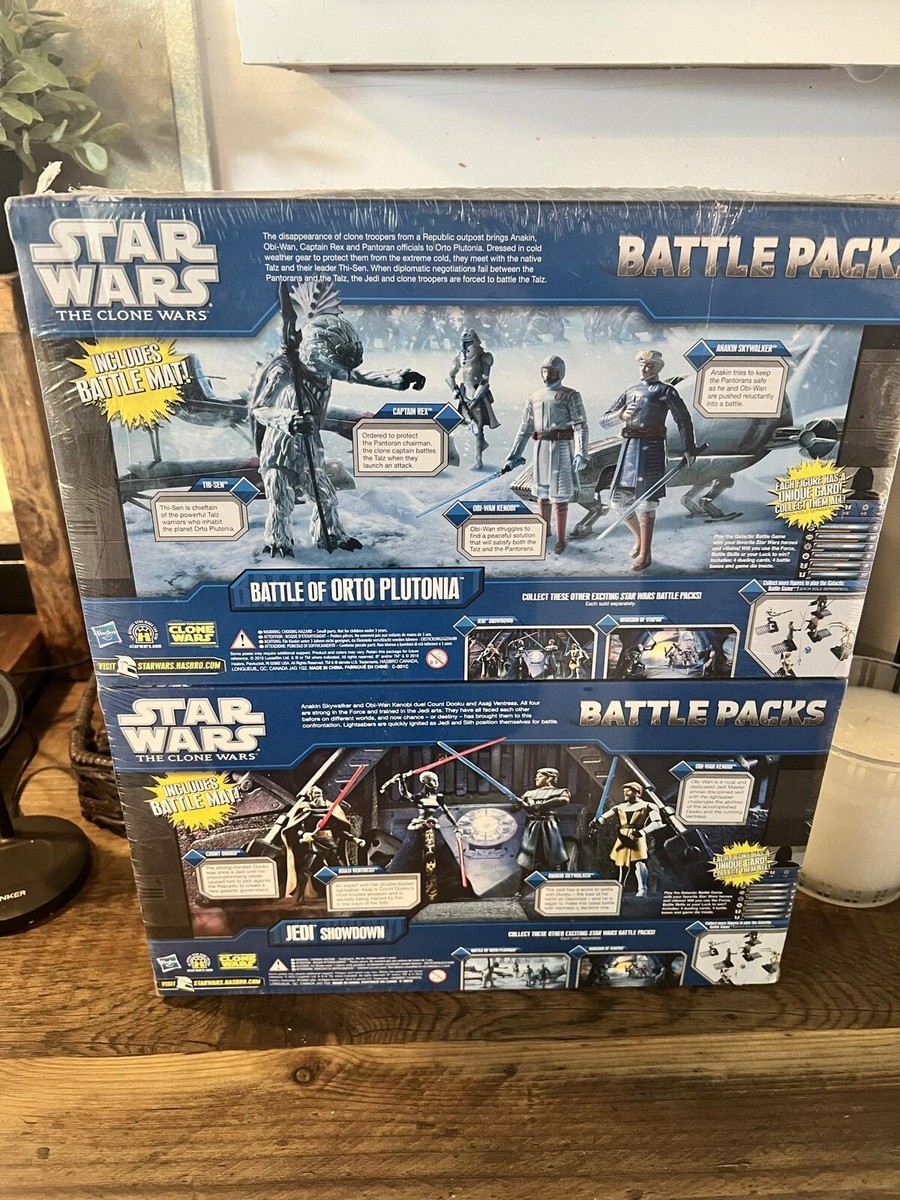 Star Wars Battle Packs Jedi Showdown Clone Trooper Hasbro for sale