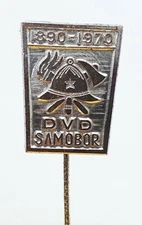 DVD SAMOBOR 1890- 1970. vatrogasno društvo, Croatia KASUN vintage pin, badge !