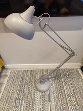 Vintage Style Grey Adjustable Metal Floor Lamp (Kema Keur)