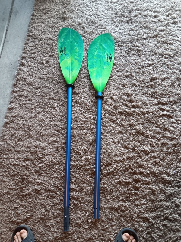 Carlisle Magic Mystic Kayak Paddle 230cm Ahi Aluminum Shaft Polypropylene Blades