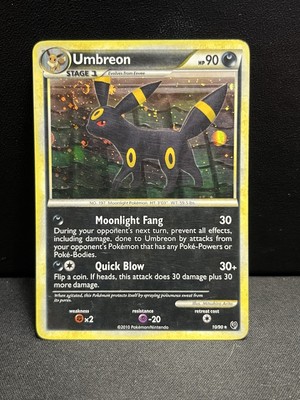 Umbreon 10/90 Undaunted Holo SEE FOR CONDITION POKEMON TCG SELLING AS IS!