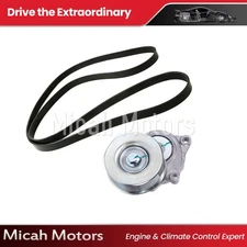 Serpentine Belt Drive Component Kit Fit 2007-2013 Nissan Altima 2.5L L4 6PK2230