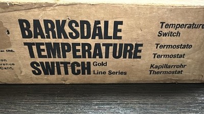 BARKSDALE L2H-H202 GOLD LINE TEMPERATURE SWITCH 15-140F 125/250/480V-AC