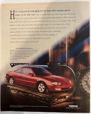 Vtg 1990s Ad-1993 Mazda Mx-6ls 2.5 Liter 24 Valve Dohc V6 Engine-red-timeless Vtg 1990s Ad-1993 Mazda Mx-6ls 2.5 Liter 24 Valve Dohc V6 Engine-red-timeless