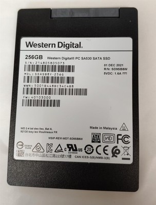 WESTERN DIGITAL WD SanDisk 256GB PC SA530 SATA SSD 2,5'' SATA III 6G