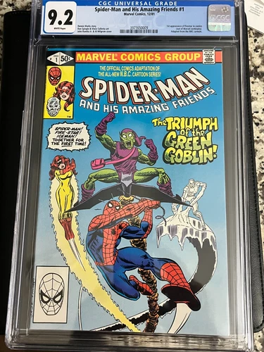 Spider-Man and His Amazing Friends #1 CGC 9.2 1st Firestar 1981
