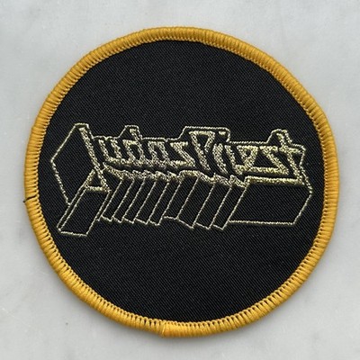 Judas Priest Patch Aufnäher Logo Gelb Yellow British Steel