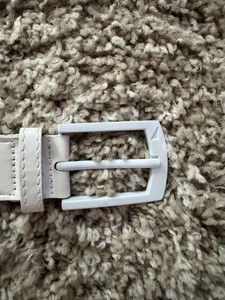 Primo White Golf Belt
