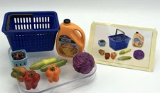 2006 Re-Ment AMERICAN KITCHEN #8 SUPERMARKET * Complete * Dollhouse Miniatures 