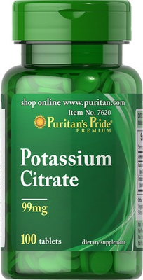 #ad #ad Puritan#x27;s Pride Potassium Citrate 99 mg 100 Tablets $4.04