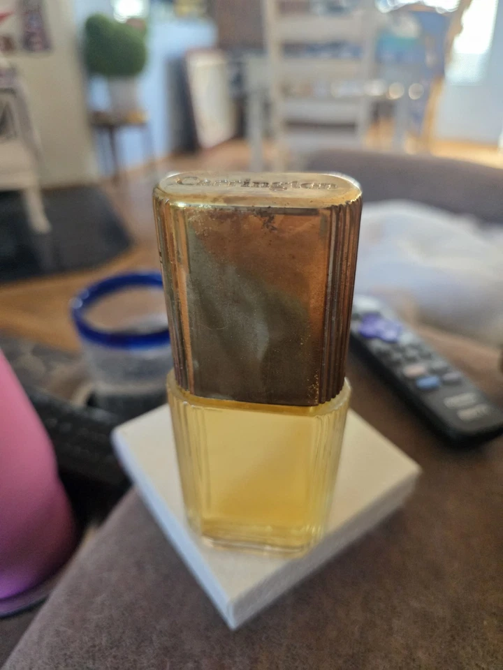 RARO! DE COLECCIÓN CARRINGTON EAU DE COLOGNE SPLASH 1.7 FL OZ 50 ML BOTELLA COMPLETA! 1984 Foto 4 de 4