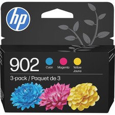 HP 902 Cyan, Magenta, Yellow Ink Cartridges Works with OfficeJet 6950, 6960...