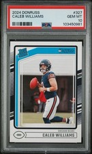 2024 Panini Donruss - Rated Rookie Caleb Williams #327 (RC) PSA 10
