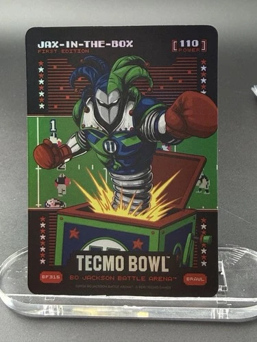 Bo Jackson Battle Arena Tecmo Bowl 2026 Jax-In-The-Box Battlefoil Brawl JSN