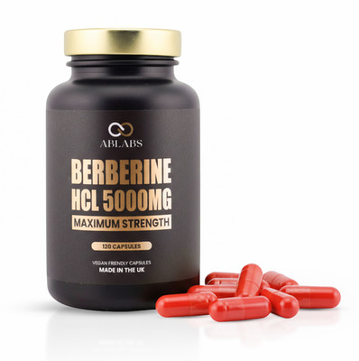 Berberine HCL   5000mg   High Strength   Vegan Capsules   Multi Pack   UK Ablabs