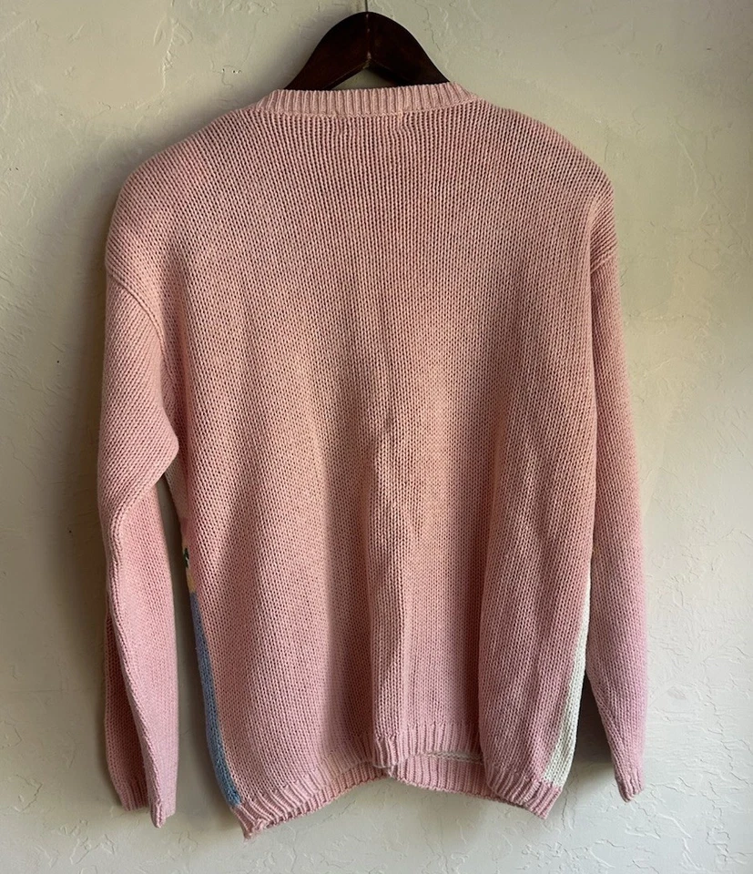 Cárdigan Suéter Vintage Alexandra Bartlett S Novedad Pascua Lindo Kawaii Abuela Foto 2 de 4