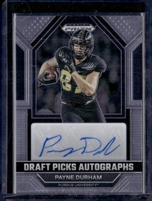 2023 Panini Prizm Draft Picks #DPA-PAD Payne Durham Draft Picks Autographs