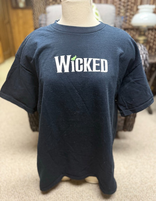 Vintage Wicked Broadway Musical T-Shirt Adult Unisex XL Black Defy Gravity Rare
