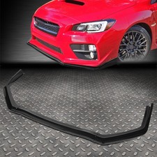 3pcs For 15-20 Subaru Wrx Sti Cs-style Painted Black Front Bumper Spoiler Lip 3pcs For 15-20 Subaru Wrx Sti Cs-style Painted Black Front Bumper Spoiler Lip