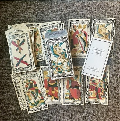 Vintage Tarot de Paris Card Deck 17th Century Andre Dimanche / Grimaud RARE 