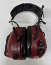 PELTOR Alert M2RX7A Radio Headset Sport Headphones Black/Red TESTED !!